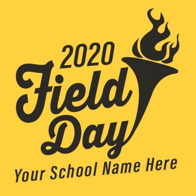 Field Day Olympic Torch Customizable Field Day T-Shirt