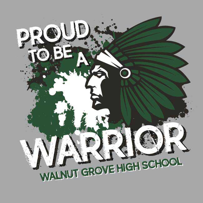 Native with Headdress Proud to be a Warrior Customizable Spirit Wear T-shirt